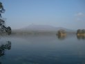 遠くに駒ケ岳が見えた